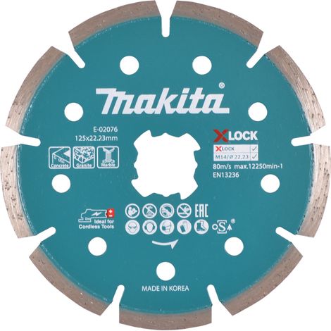 Makita  E-02076 Diamanttrennscheibe 125 mm 1 St. Beton, Granit, Marmor (1/3)