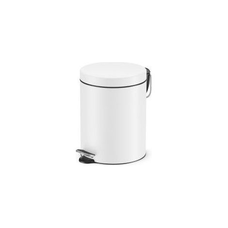 Hailo 5030301 Selekta L Cestino a Pedale 30L Acciaio Soft Close Colore Bianco