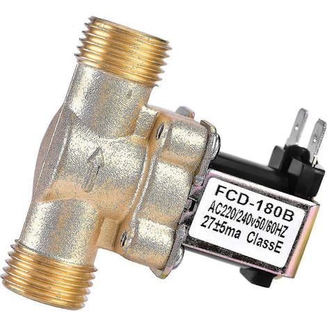 Électrovanne électrique fermée 1/2" AC pour une utilisation facile (1/4)
