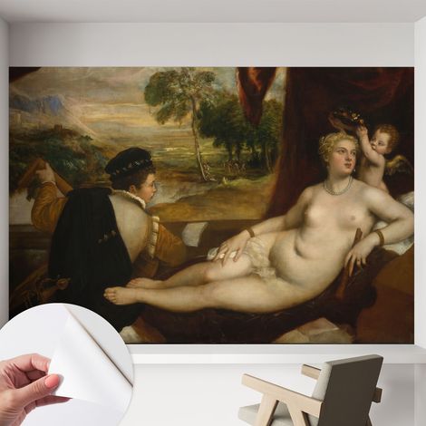 Papier peint adhésif décoratif pour chambre et salon Design moderne à poser facilement Scène relaxante 152x104 cm (1/5)