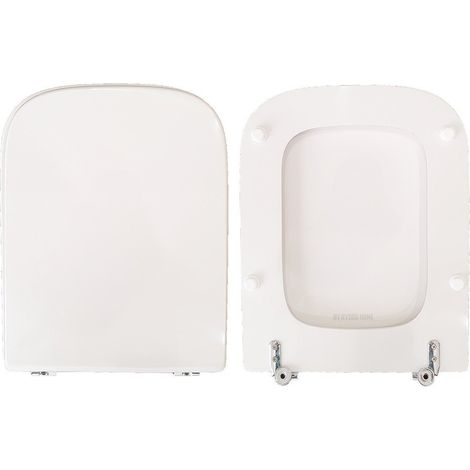 Copriwater Erice Cesame legno rivestito in resina poliestere bianco (1/4)