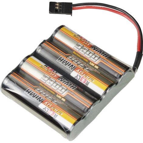Reely Modellbau-Empfängerakku (NiMh) 4.8 V 2300 mAh Zellen-Zahl: 4  Mignon (AA) Side-by-Side Futaba-