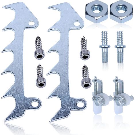 Artigli per motosega con dadi per motosega Stihl MS170 MS180 017 018, artiglio per motosega + bullone e dado + kit di accessori per tendicatena 8 in 1