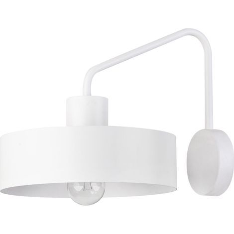 Applique murale loft blanche Jumbo design E27 15W Sigma