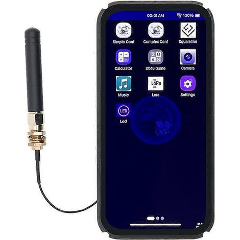 Placa de desarrollo T-Display K230 LoRa AI de 1,6 GHz con pantalla AMOLED de 4,1 pulgadas, compatible con HDMI, puerto Ethernet y cámara ISP de 868 MHz. (1/5)