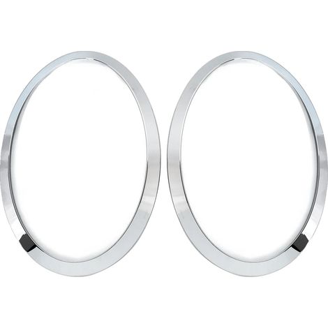 Embellecedores de faros delanteros, plástico ABS resistente, compatibles con los modelos Mini F55, F56 y F57 (par). (1/2)