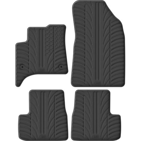 Set tappeti su misura in gomma - compatibile per Fiat Grande Panda (04/25) Mhev - Citroen C3 (07/24) ibrida