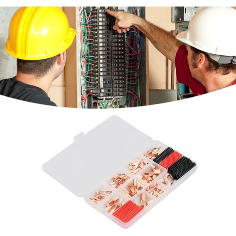 Set mit 120 Crimp-Ringkabelschuhen für Batteriepole, zum Löten (1/5)