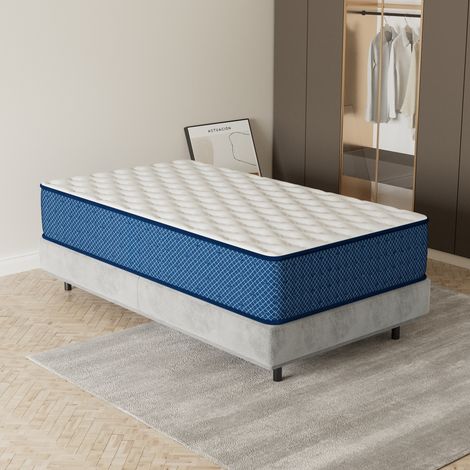 Dewinner – Matelas mémoire de forme 120x190 cm – Épaisseur 30 cm – Ferme – 7 zones de confort – Réversible – Soutien ergonomique