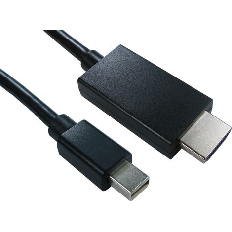 Câble de port d'affichage RS PRO, Mini DisplayPort/ HDMI M /M en 3m Noir ( Prix pour 1 )