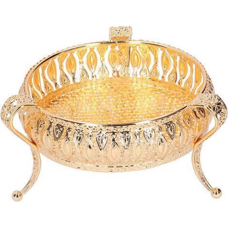 Bol À Collation - Plateau Décoratif Rond Multifonctionnel Pour Fruits Et Objets De Collection - 1 Pièce (1/5)