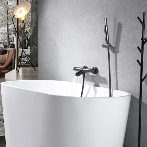 Imex -  Grifo Ducha y Bañera Termostatico Black Gun Serie Monza