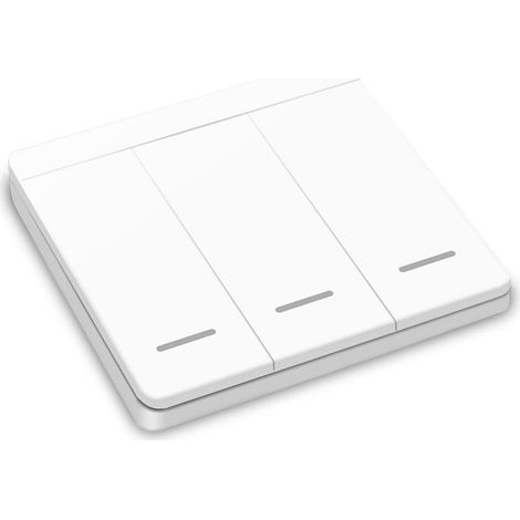 Wireless Light Switch, RF 86 Security Switch for Wall Panel, Easy Installation Without Wiring (1/5)
