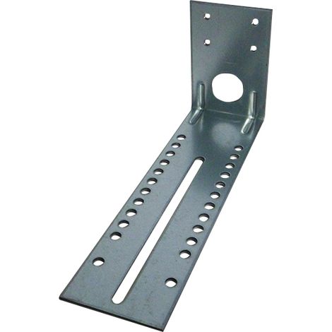 Zurfluh Feller – Equerre de fixation galvanisée 87mm – Acier 2.5mm pour installation côté manœuvre – Résistante aux chocs et à la corrosion