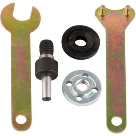 Kit adaptateur pour perceuse manuelle - Disque à tronçonner 6 mm - Adaptateur mandrin - Meuleuse d'angle - Barre de connexion - Outil de conversion pour disque à tronçonner, (1/5)
