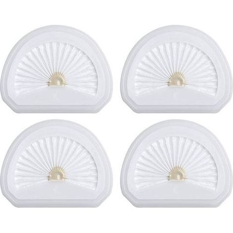 Lot de 4 filtres d'aspirateur à main compatibles avec Black et Decker VLPF10 Filtre de rechange et aspirateur à main Dustbuster HLVA315J HLVA320J00 N575266, remplace la pièce N600601 (1/5)