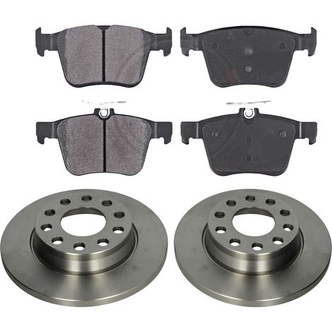 KIT FRENI POSTERIORI compatibile con AUDI Q3 (F3B,F3N) - DISCHI + PASTIGLIE OEM: FDB4697 / 18319 /SOSTITUZIONE DIRETTA/BASSA POLVERE/SILENZIOSO