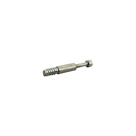 Goujon heliblock filet bois - Décor : Zingué - Diamètre : 6,3 mm - Longueur : 36 mm - Matériau : Acier - EFFEGI BREVETI (1/2)