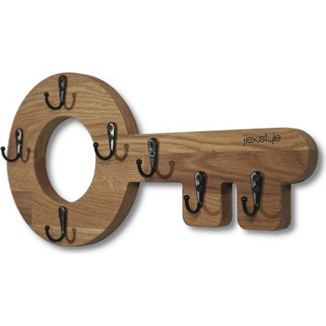 Schlüsselhalter aus Holz, Retro-Eiche (1/5)
