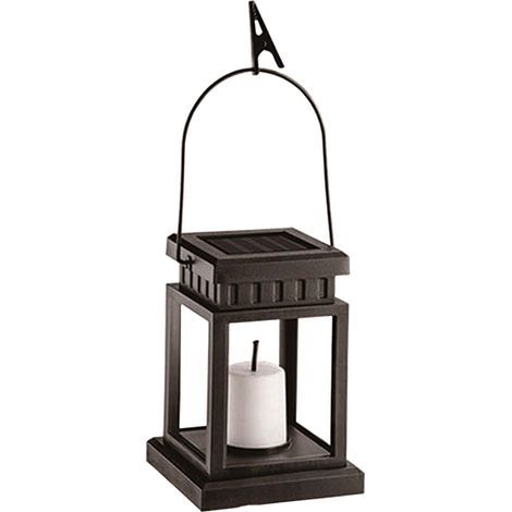 Lanterne Solaire Suspendue - Effet Bougie pour Jardin Patio Balcon - 1 Pièce (1/5)