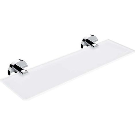 Unix - Tablette, longueur 40 cm, verre dépoli/chrome UN 13091B-40-26 (1/2)