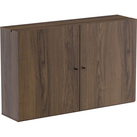 Meuble TV motorisé pour écran jusqu'à 65" – Finition noyer élégante – Dimensions H992 x L1650 x P430 mm – Support jusqu'à 20 kg – Kimex