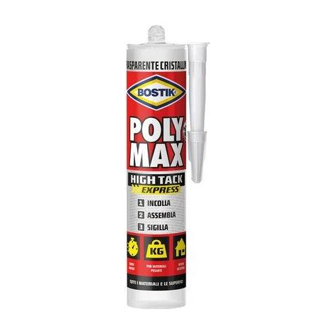 BOSTIK POLYMAX HIGH TACK EXPRESS TRASPARENTE GR 300