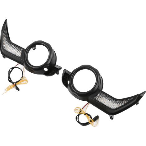 Lot de 2 feux de jour LED blancs et jaunes pour pare-chocs avant, clignotants et antibrouillards, de remplacement pour 4 Runner 2014-2020 (1/5)