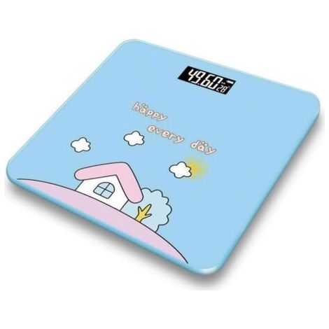 (Bleu)Pèse personne électronique Bleu - Grand écran LCD - Capacité 180 Kg (1/5)