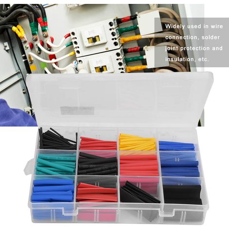 450 Pièces de Manchons Thermiques Multicolores pour Protection et Connexion de Fils Électriques (1/5)