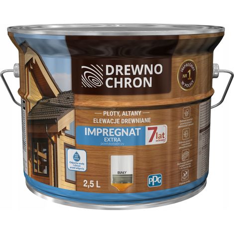 Imprégnation filmogène extra Drewnochron Blanche 2,5 L 1 pièce