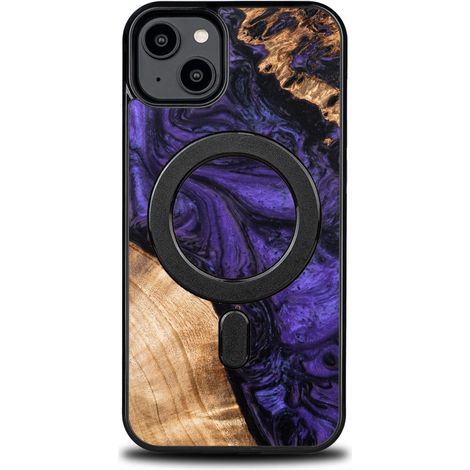 Custodia Bewood Unique per iPhone 15 Plus - Viola con MagSafe (1/5)