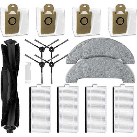 Pour Imou L11 Pro, Honiture Q6 Pro, Laresar L6 Pro, Airrobo T10 +, Arnagar S8 Pro pièces brosse latérale principale filtre vadrouille