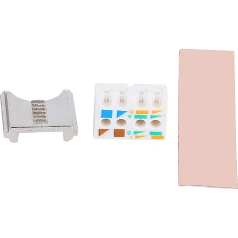 Module d'information RJ45 sans appel de catégorie 7 (CAT7) avec blindage à 90 degrés pour réseaux informatiques 10 Gigabit (1/5)