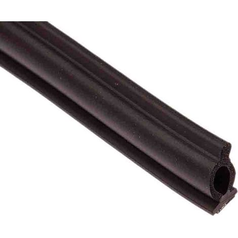 Joint d'étanchéité RS PRO en Caoutchouc noir, 20m x 16,8 mm x 11.7mm ( Prix pour Bobine de 20 Mètres ) (1/2)