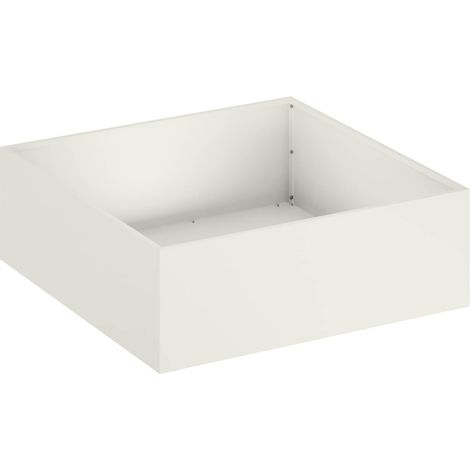 Macetero de Jardín Blanco 40 x 40 x 20 cm vidaXL (1/5)