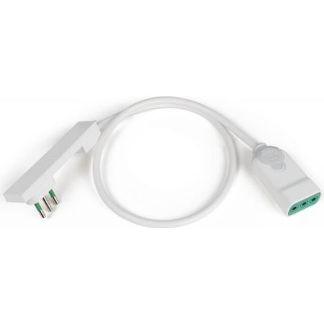 FME 92.002 PROLUNGA SALVASP 10A CLOCK BIANCO- 1,0 pz