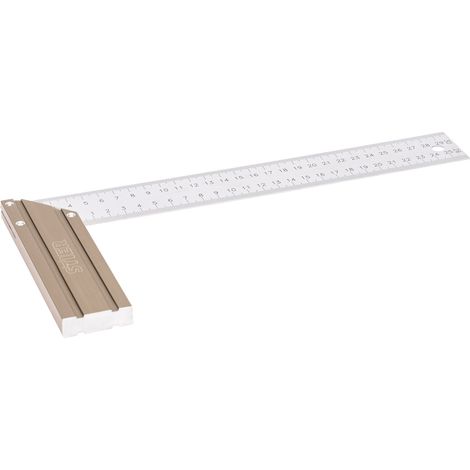 STIER Anschlagwinkel, Schreinerwinkel, Aluminium, 90° / 45°, 300 mm (1/4)
