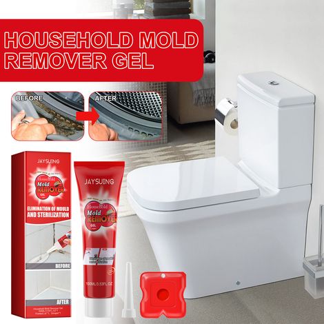 Anti-Schimmel-Gel, geeignet für Haushalt, Wände, Küche, Bad und Waschmaschine. Entfernt Flecken und Verschmutzungen – 100 ml + Schaber + Düse. -- DE (1/5)