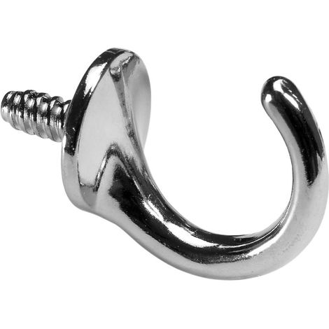Hettich Zierhaken 28 x 20 x 30 mm Zinkdruckguss silber - 2 Stück Wandhaken