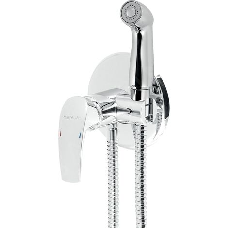 NOVASERVIS METALIA 57 - ROBINETTERIE DE BIDET ENCASTRÉE AVEC SORTIES, CHROME 57211,0 (1/2)