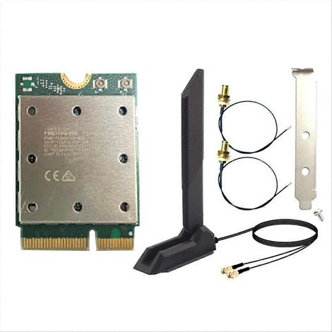 Upgrade der FME-865 Tri-Band Wireless Network Card WiFi7 Bluetooth 5.4 (2,4 GHz/5 GHz/6 GHz) für Windows 11 (1/5)