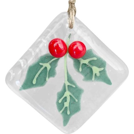 Sapin de Noël multicolore, décoration de sapin de Noël sur le thème de l'océan, décoration artistique suspendue à la fenêtre en pierre naturelle, sapin de Noël unique (1/4)