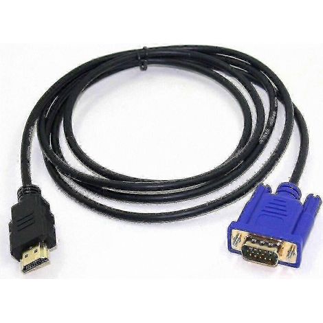 Câble adaptateur HDMI vers VGA pour connecter les téléviseurs et les moniteurs. (1/5)