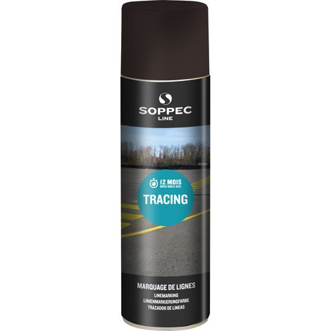 Sprühdose - Linienmarkierer SOPPEC für die schwarze Markierung tracing 500 ml - 151603