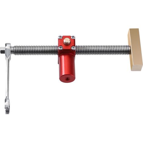 Serre-joint d'établi 20 mm 0‑Serre-joint à fixation rapide de 120 mm pour établi, à utiliser dans un trou de chien, pour le travail du bois. (1/5)