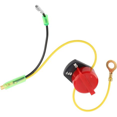 Interrupteur marche/arrêt moteur compatible avec Honda GX110, GX120, GX160, GX200, GX240, GX270, GX340 et GX390 (1/5)