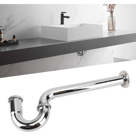 Ablaufgarnitur aus Messing für Waschbecken, Geruchsverschluss, G-Zoll-Gewinde, 1-1/4"-Zulauf (1/5)