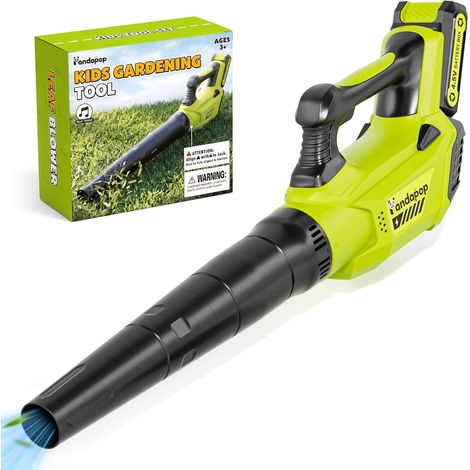 Kit Jardinage Enfant, Souffleur Enfant avec Effet Sonore et Vent Réaliste, Outils Grande Taille, Jeux Extérieur Enfant 3 Ans (1/5)