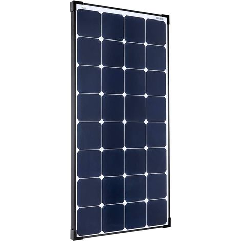 Pannello solare ad alta potenza Offgridtec© SPR-Ultra 120W 12V (contatto posteriore, cornice nera) (1/5)
